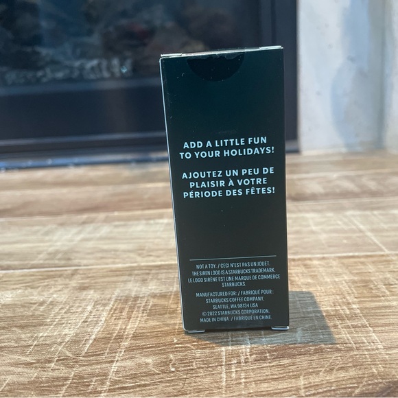 Starbucks cold cup ornament keychain holiday 2022, studded gold bling - Picture 4 of 5